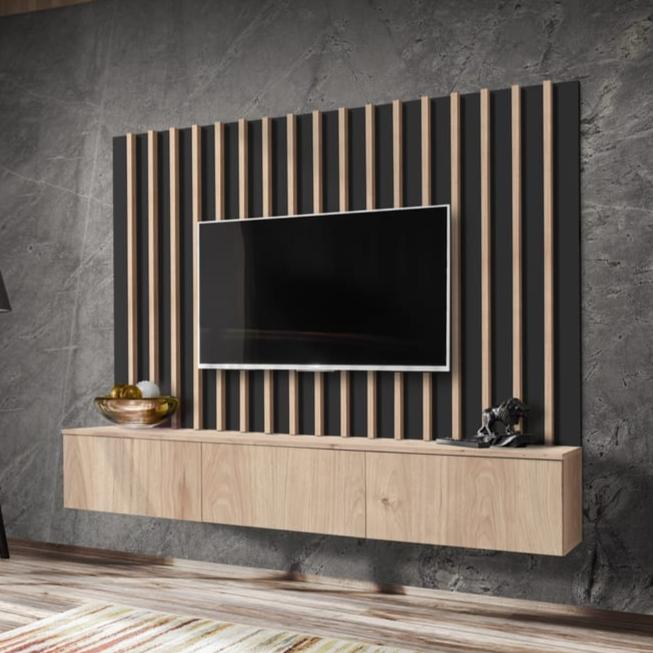 Verti II Entertainment Unit For TVs Up To 75"