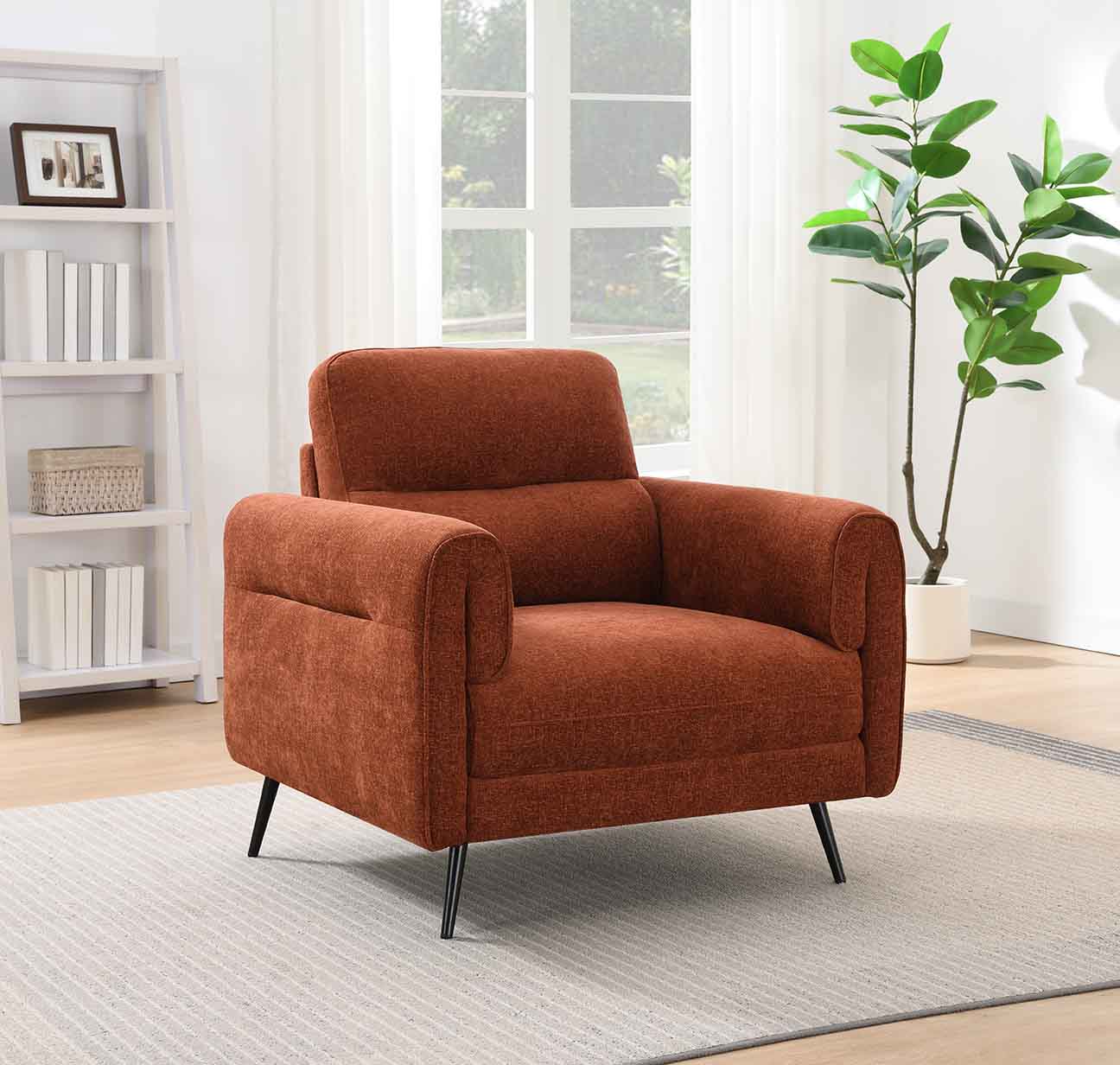Oakmere Sofa 2 Seater Burnt Orange