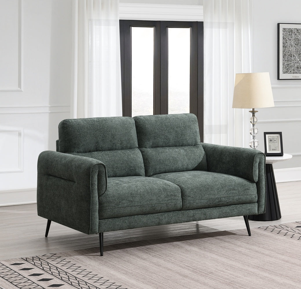 Oakmere Corner Sofa Green Moss Left Hand
