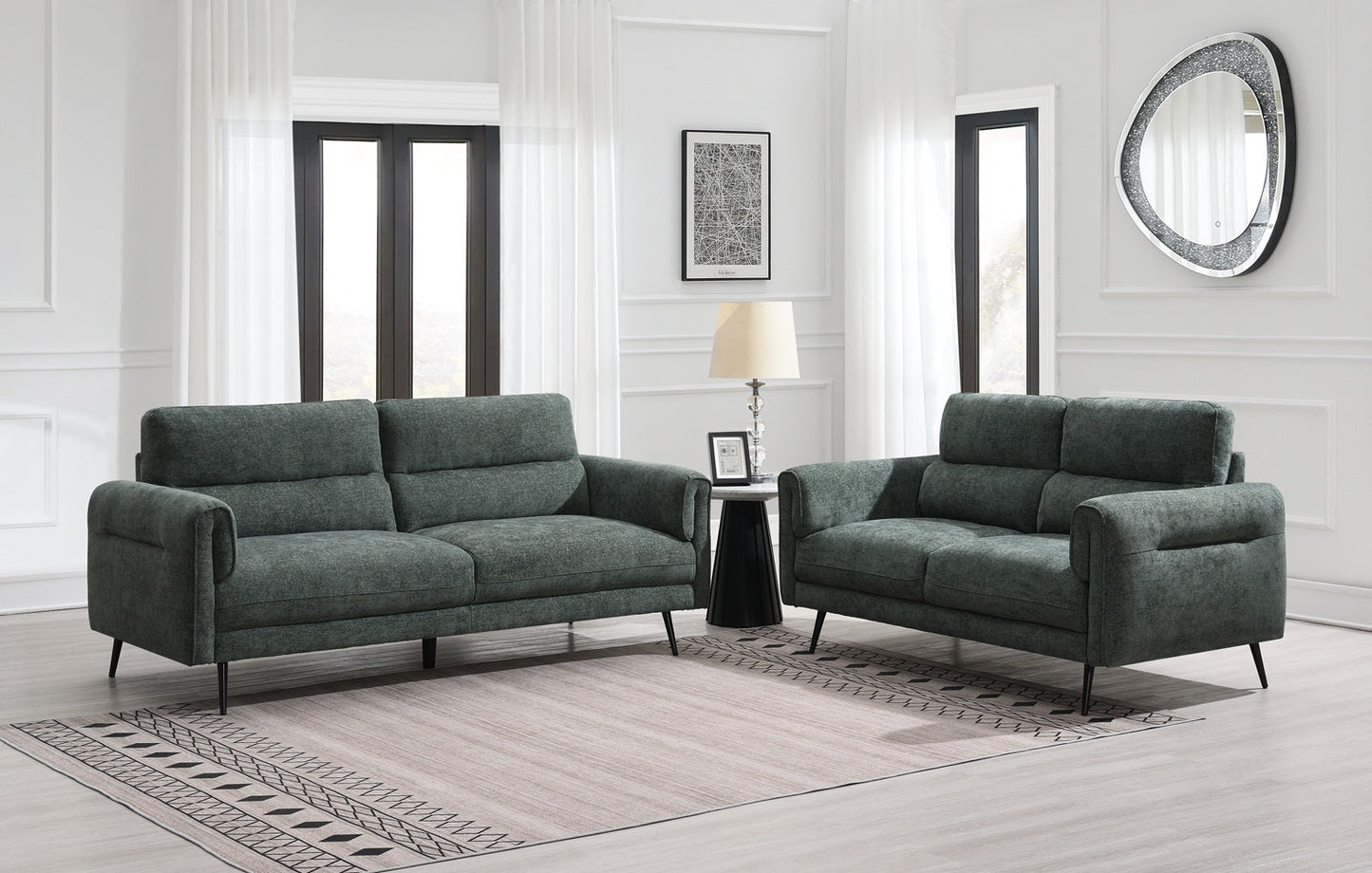 Oakmere Armchair Green Moss