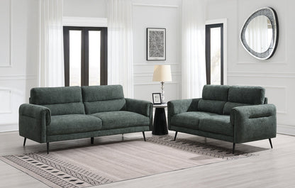 Oakmere Corner Sofa Green Moss Right Hand