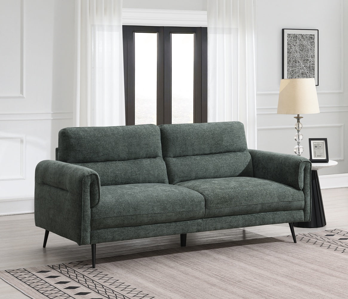 Oakmere Corner Sofa Green Moss Left Hand
