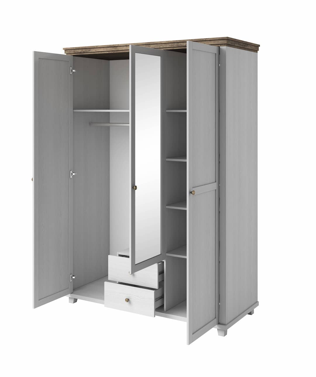 Evora 19 Hinged Wardrobe 154cm