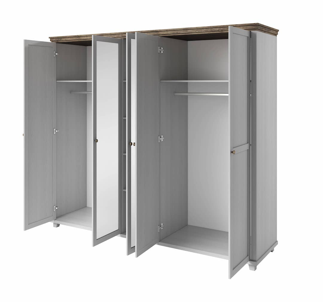 Evora 21 Hinged Wardrobe 246cm