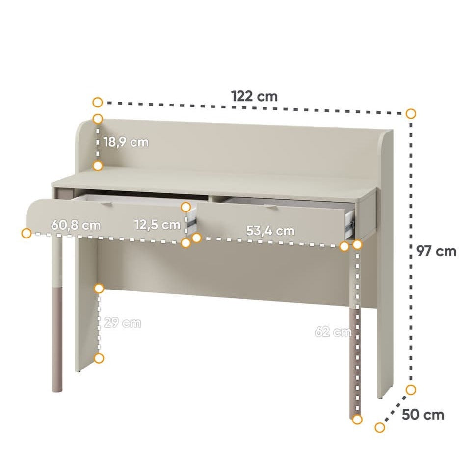 Harmony HR-03 Desk 122cm