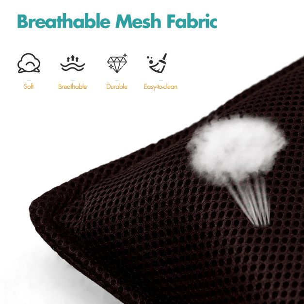 Adjustable 6 positions Folding Lazy Man Sofa Chair Floor Chair-Coffee