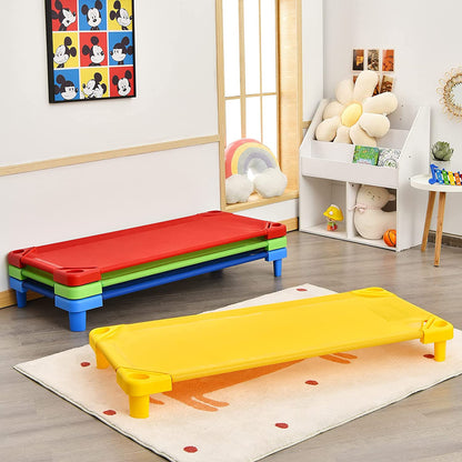 Stackable Kids Nap Cot with Easy Lift Corner