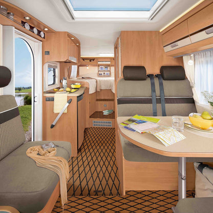 Non-Slip Waterproof Boat Decking Sheet with Self-Adhesive Backing-Brown