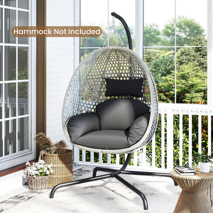 Heavy Duty Metal Hammock C-Stand with Spring Hook and 360¬∞ Rotation