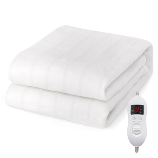 Heated Mattress Pad with 8 Temp Settings and Timing Function-S