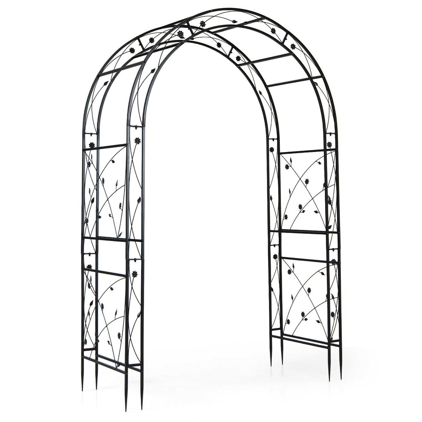 Heavy Duty Metal Arbor Trellis for Climbing Plants and Wedding Decoration