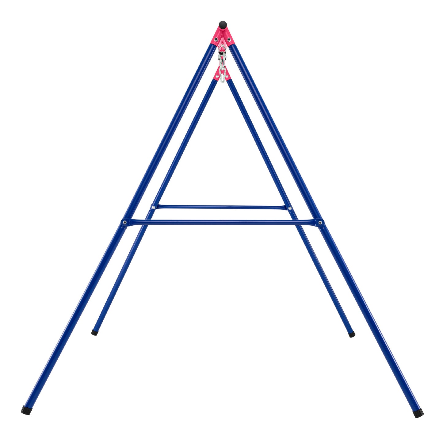 Heavy Duty Steel Swing Frame 1.8M Large A-Frame Swing Stand with Ground Stakes-Red