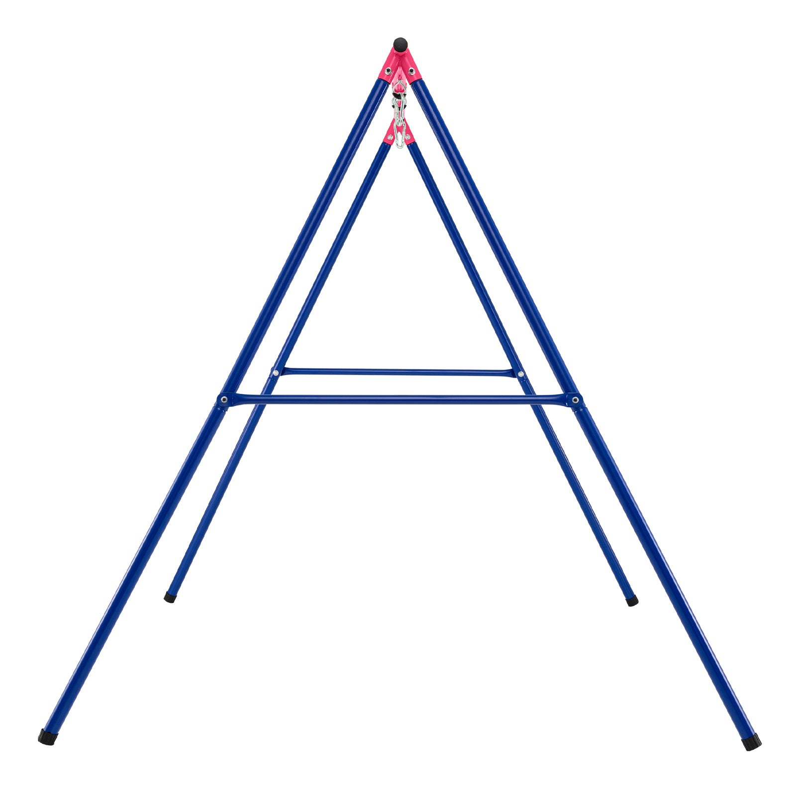 Heavy Duty Steel Swing Frame 1.8M Large A-Frame Swing Stand with Ground Stakes-Red