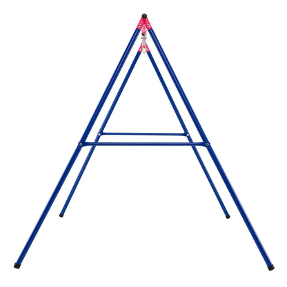 Heavy Duty Steel Swing Frame 1.8M Large A-Frame Swing Stand with Ground Stakes-Red