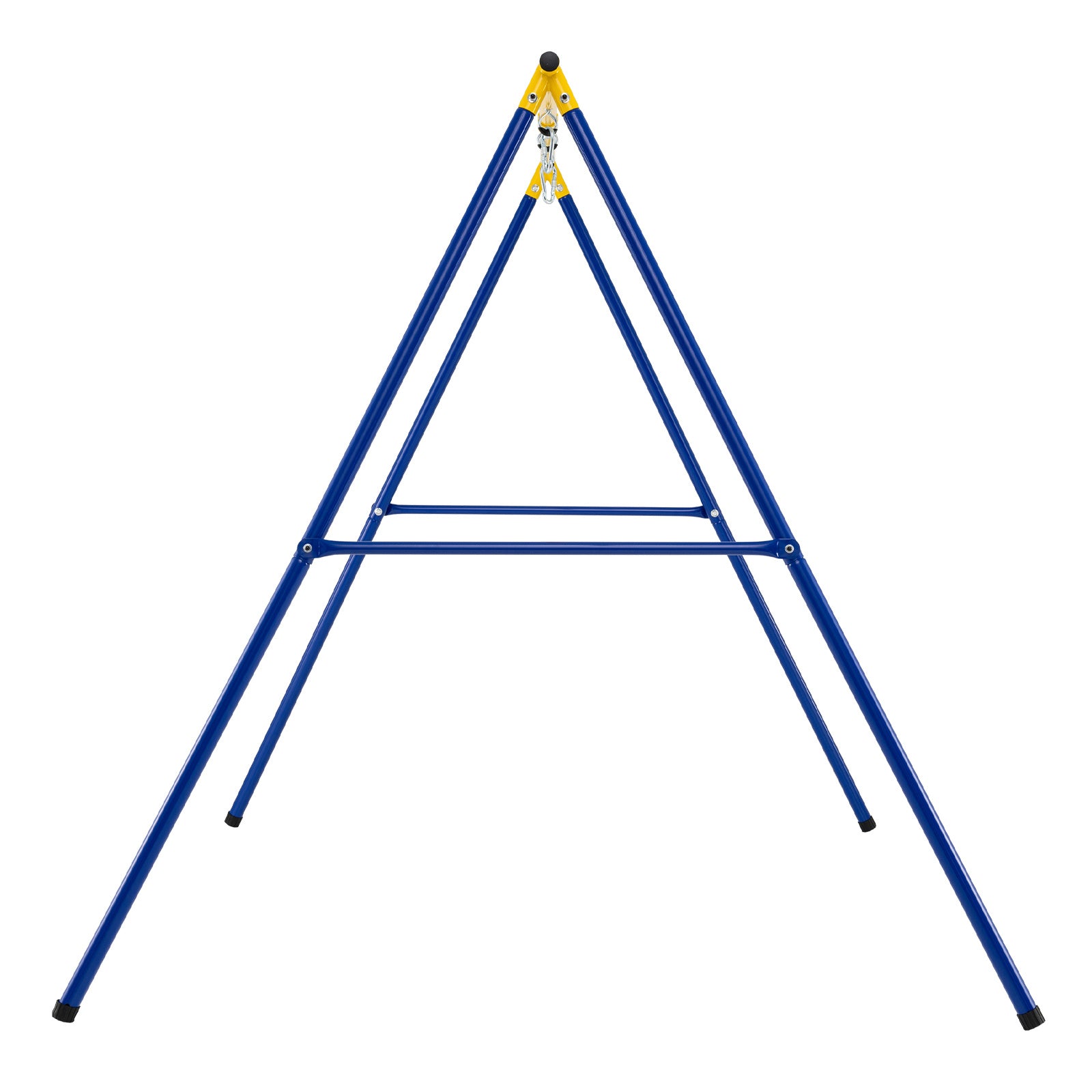 Heavy Duty Steel Swing Frame 1.8M Large A-Frame Swing Stand with Ground Stakes-Yellow
