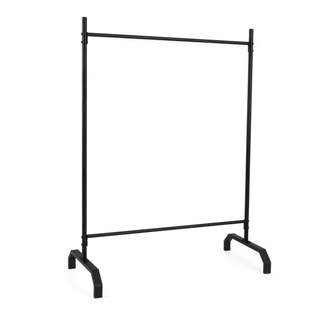 Heavy-Duty Metal Clothes Rack for Display and Storage-Black
