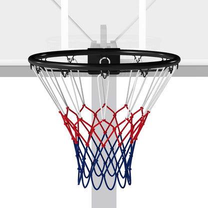 Heavy Duty Wall Mounted Basketball Rim Goal Replacement with Double Springs-Black