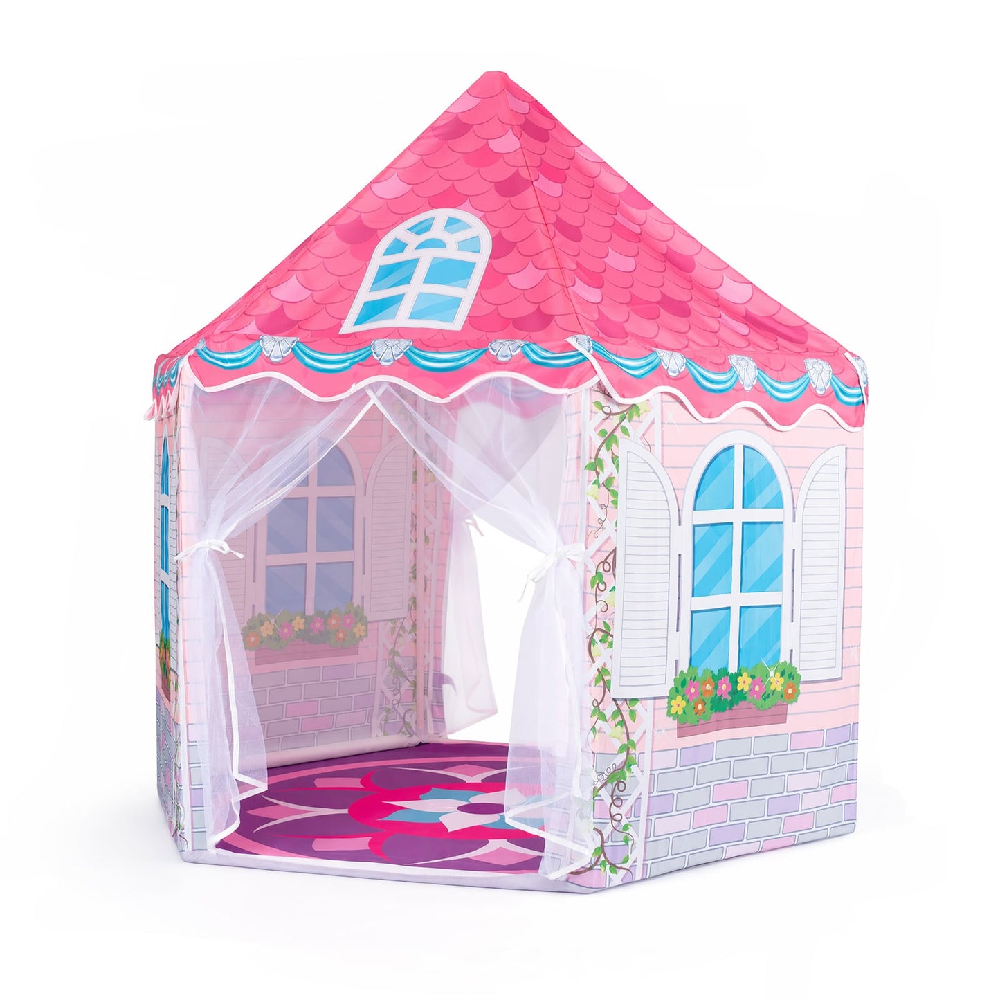 Hexagonal Kids Play Tent without Dance Mat for Kids Room
