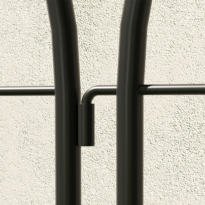 Outsunny Zestaw 2 Metalowych Krat Ogrodowych, Dekoracyjne Panele Kratowe Do Pnących Roślin Zewnętrznych, Warzywa, Pnącza, Kwiaty, 150 x 50 cm, Wzór Wzorzysty