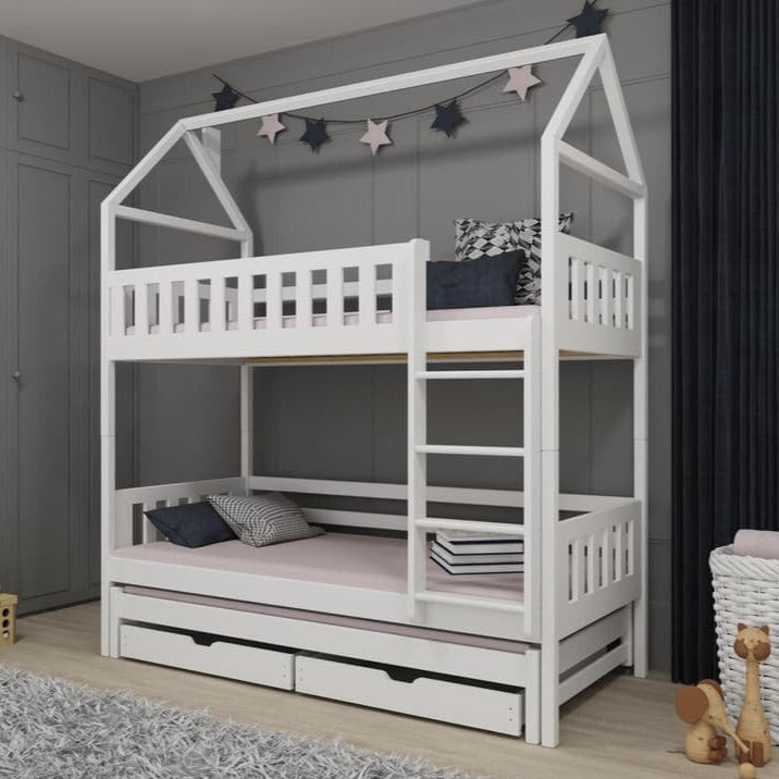 Iga Bunk Bed with Trundle and Storage