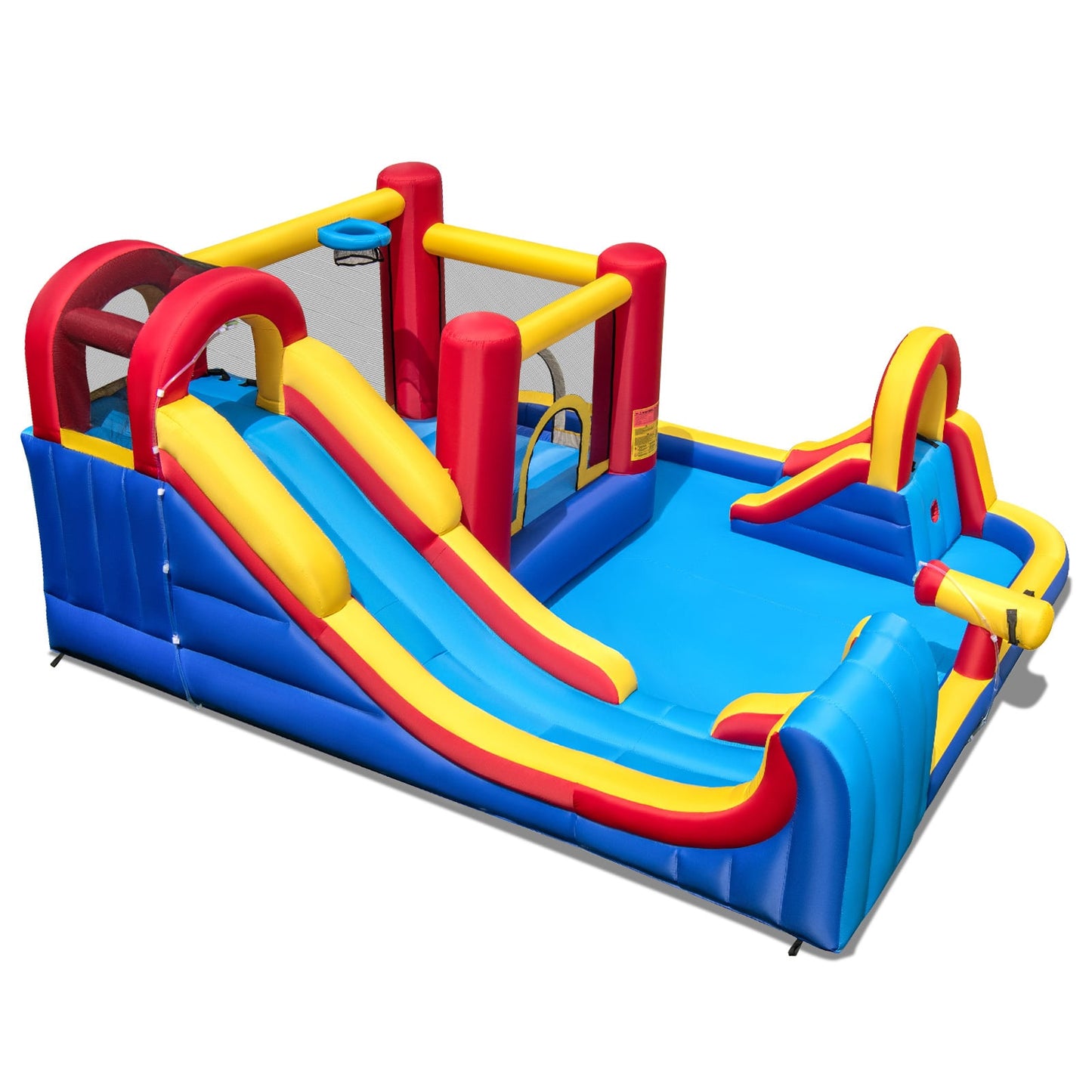 Inflatable Water Slide Kids Water Park with Double Slides