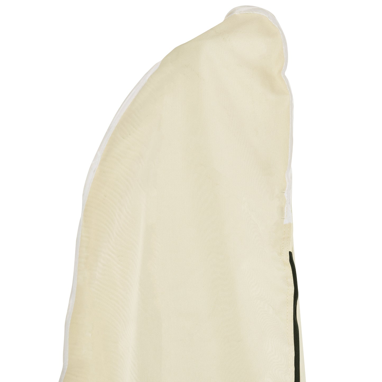 Outsunny Parasol Cover, 600D Oxford Cantilever Umbrella Cover Fit for 2-4m Parasol, Banana Umbrella Protector with Zipper for Outdoor Garden, Patio, White