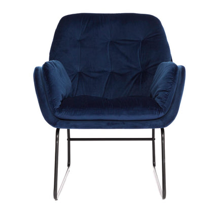 75cm Wide Faux Leather Armchair Double Layer Padded Occasional Chair