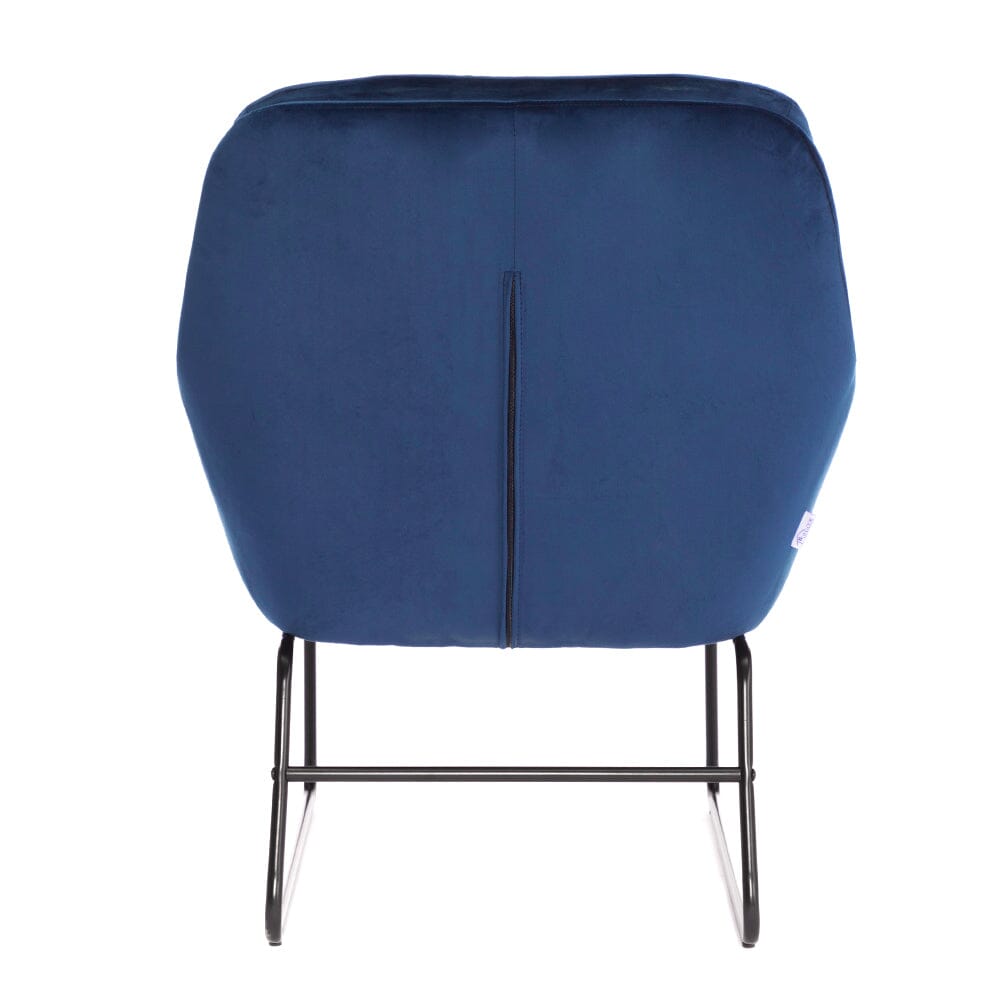 75cm Wide Faux Leather Armchair Double Layer Padded Occasional Chair