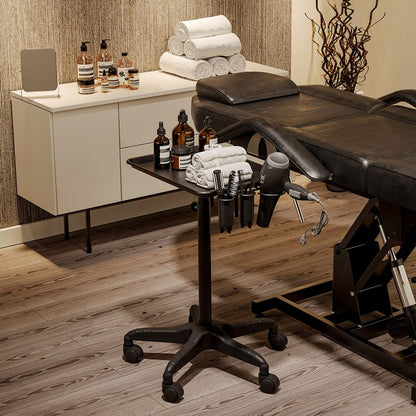 Adjustable Salon Tray Cart on Wheels