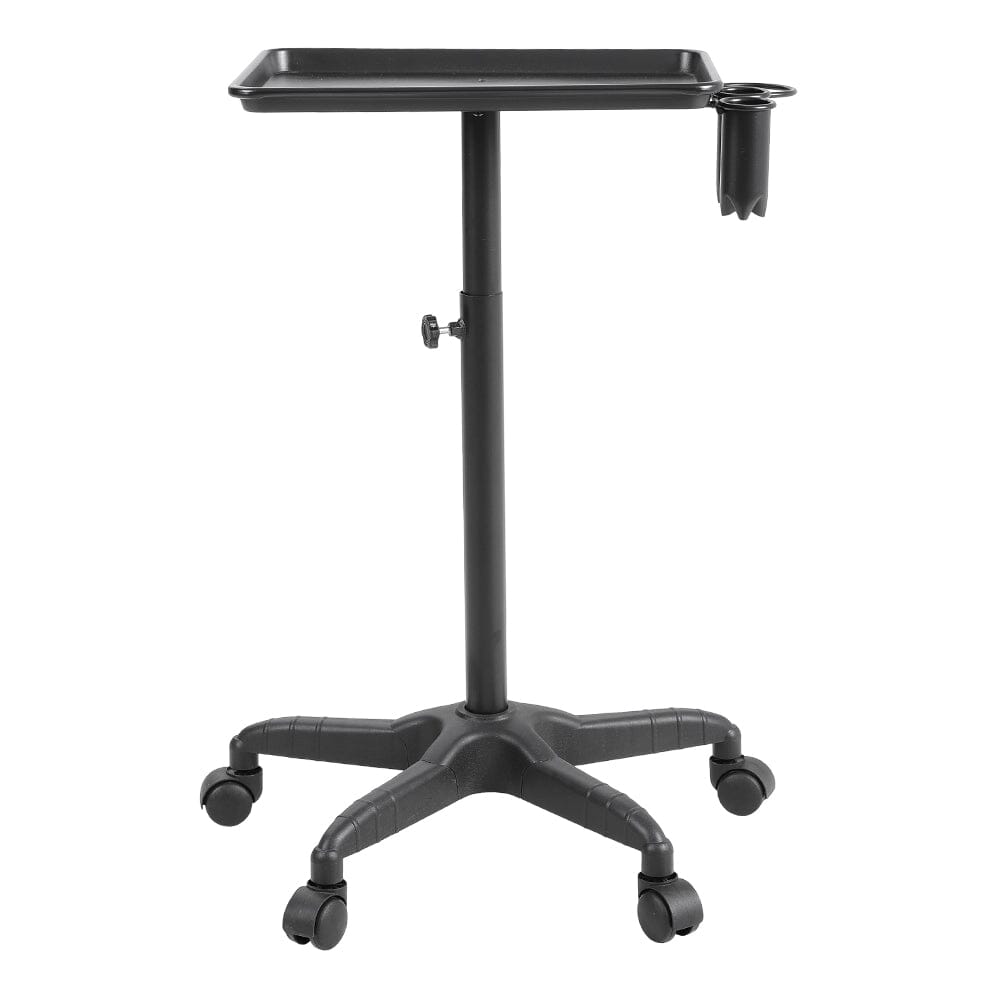 Adjustable Salon Tray Cart on Wheels