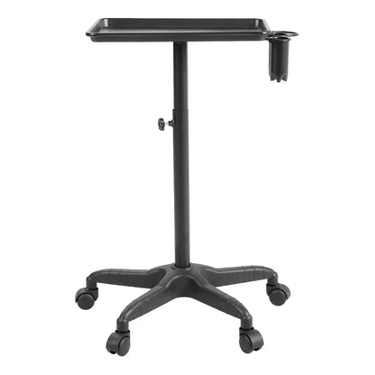 Adjustable Salon Tray Cart on Wheels