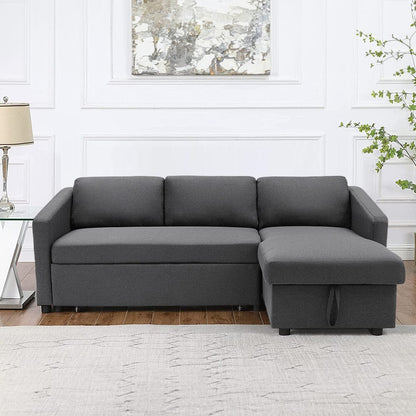 Corner Sofa Bed 3 Seater Sofa with Storage