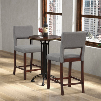 2-Piece Bar Chair Set-Grey