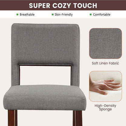 2-Piece Bar Chair Set-Grey
