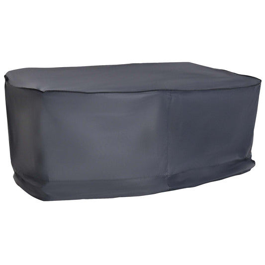 Outsunny Garden Furniture Cover, Waterproof Windproof 420D Heavy Duty Oxford Fabric Rattan Furniture Cover, Rectangular Outdoor Table Chair Set Cover, 235 x 135 x 94cm