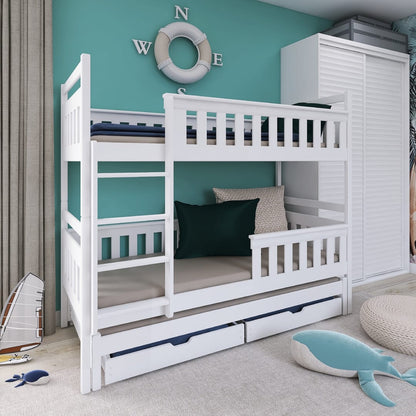 Cirencester Kors Bunk Bed with Trundle and Storage