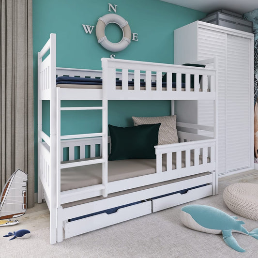 Cirencester Kors Bunk Bed with Trundle and Storage