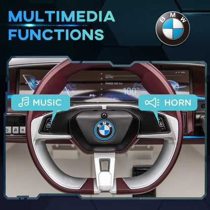 سيارة كهربائية للأطفال مرخصة من HOMCOM BMW i4 بقوة 12 فولت