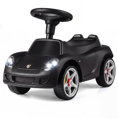 Kids Ride On Car Sliding Car with Horn & Sound Buttons Porsche Licensed-Black