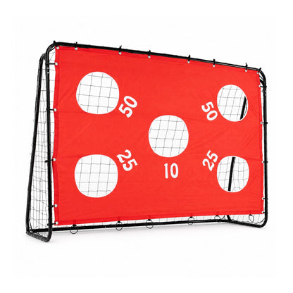 Kids Soccer Goal with Removable Target Cloth Soccer Training Equipment with Metal Frame