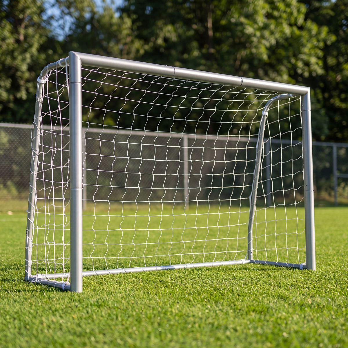 Kids Soccer Goal with Tear-Resistant Net and Ground Stake for Professional Everyday Match-S