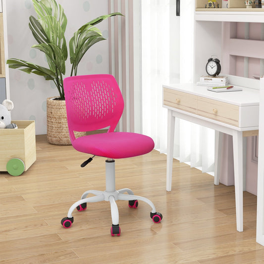 Ergonomic Children Study Chair with Adjustable Height-Rose