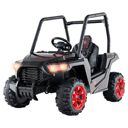 24V Kids Ride-on Car with 3 Adjustable Speeds-Black
