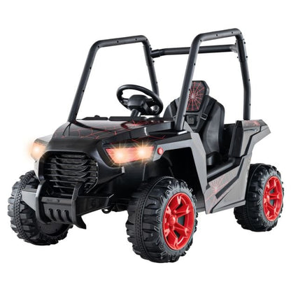 24V Kids Ride-on Car with 3 Adjustable Speeds-Black