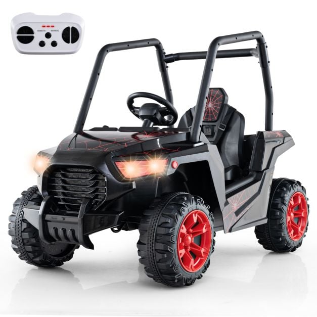 24V Kids Ride-on Car with 3 Adjustable Speeds-Black