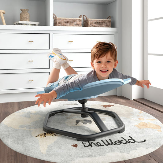 Kids Sensory Swivel Chair Elephant Petal 360° Spinning Chair-A-Blue