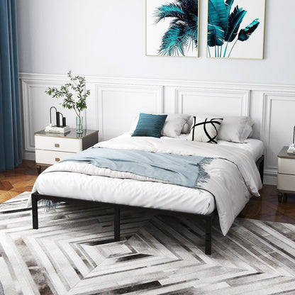 King Size Heavy Duty Metal Platform Bed Frame