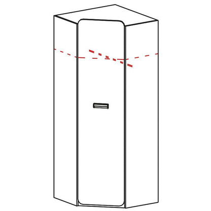 Lorento L14 Corner Wardrobe 71cm