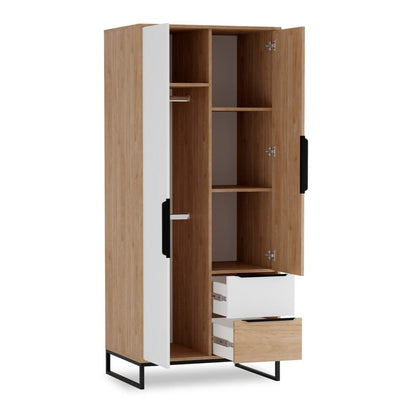 Landro Hinged Door Wardrobe 80cm