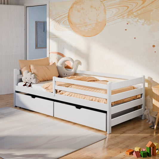 Manchester Wooden Bed Leon With Storage [EU Single]